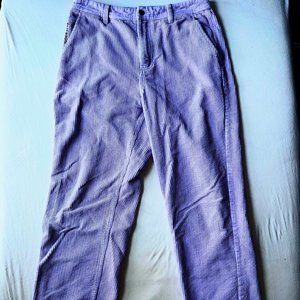 NEW Paterson Wide Leg Lavender Corduroy Skate Pants (Size 30)